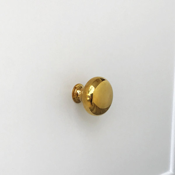 Hardware Studio Eloise Unlacquered Brass 1 1/4" Round Knob Wayfair